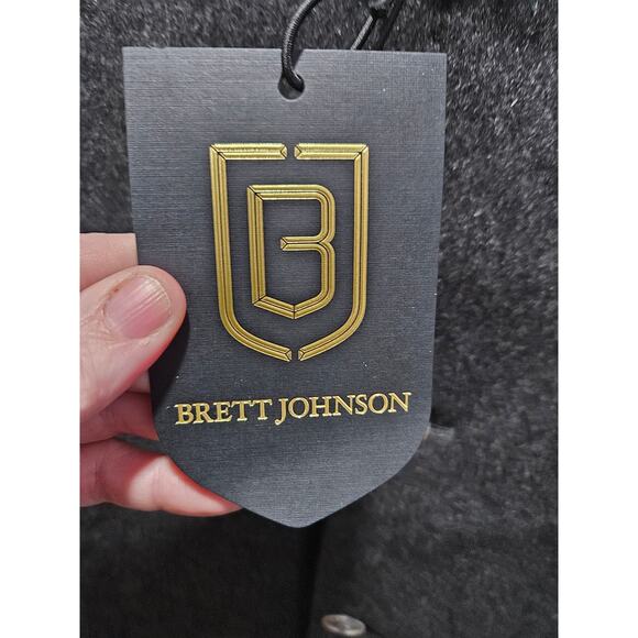 NWT Brett Johnson Single Breasted Wool Long Coat Size XL MSRP $3850 overcoat - Picture 5 of 12